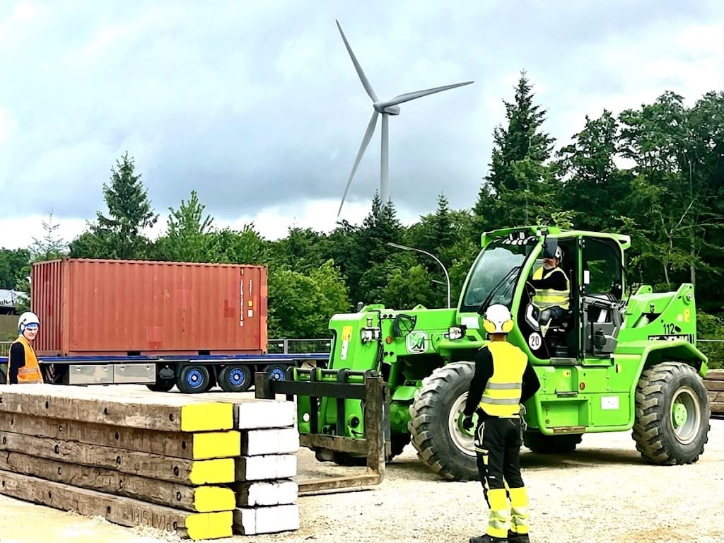 Das Compass Core Solutions Windenergie-Team bei der Arbeit